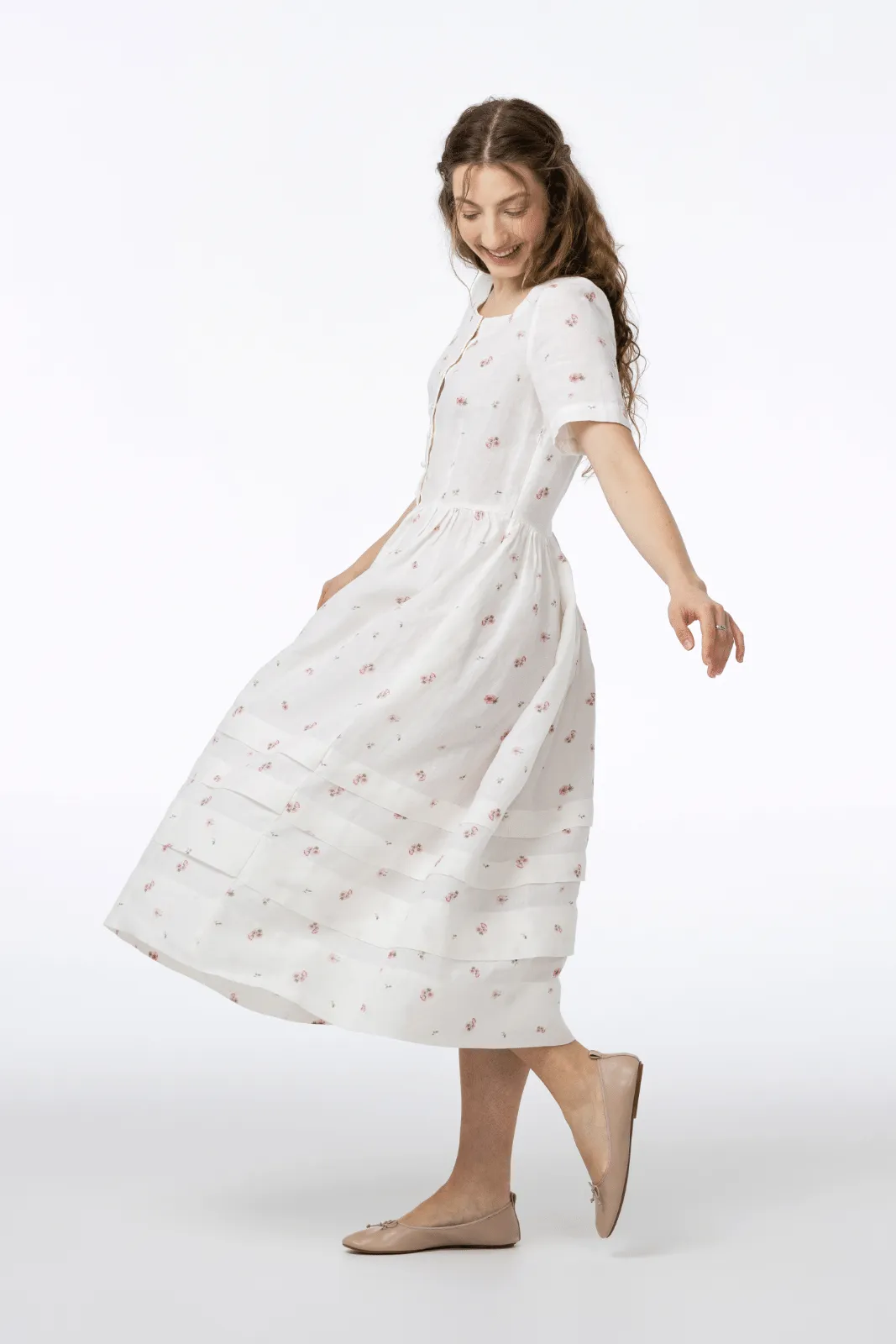 Eyre Dress, Short Sleeve sold by Son de Flor product image thumbnail 5