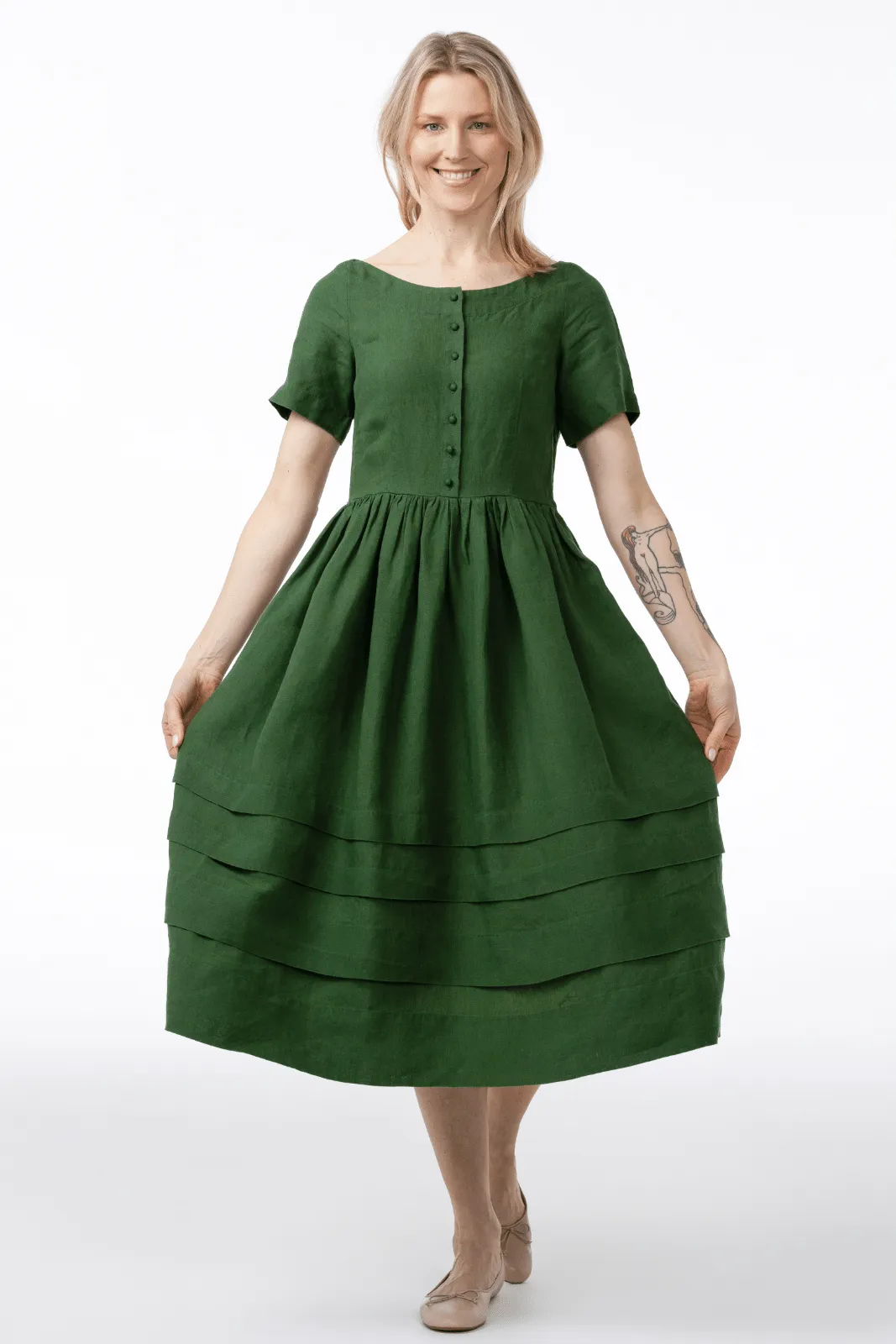 Eyre Dress, Short Sleeve sold by Son de Flor product image thumbnail 2