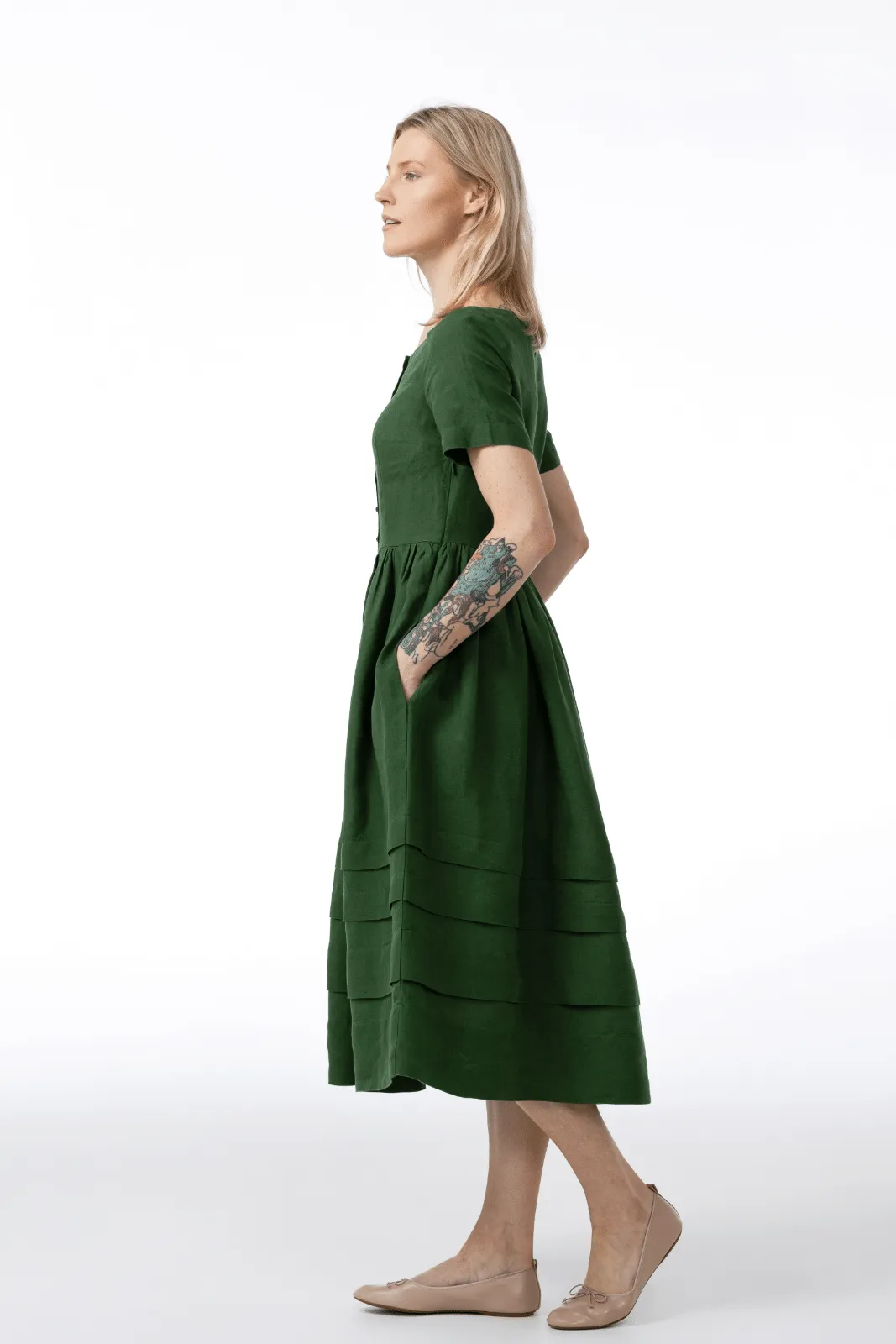 Eyre Dress, Short Sleeve sold by Son de Flor product image thumbnail 4