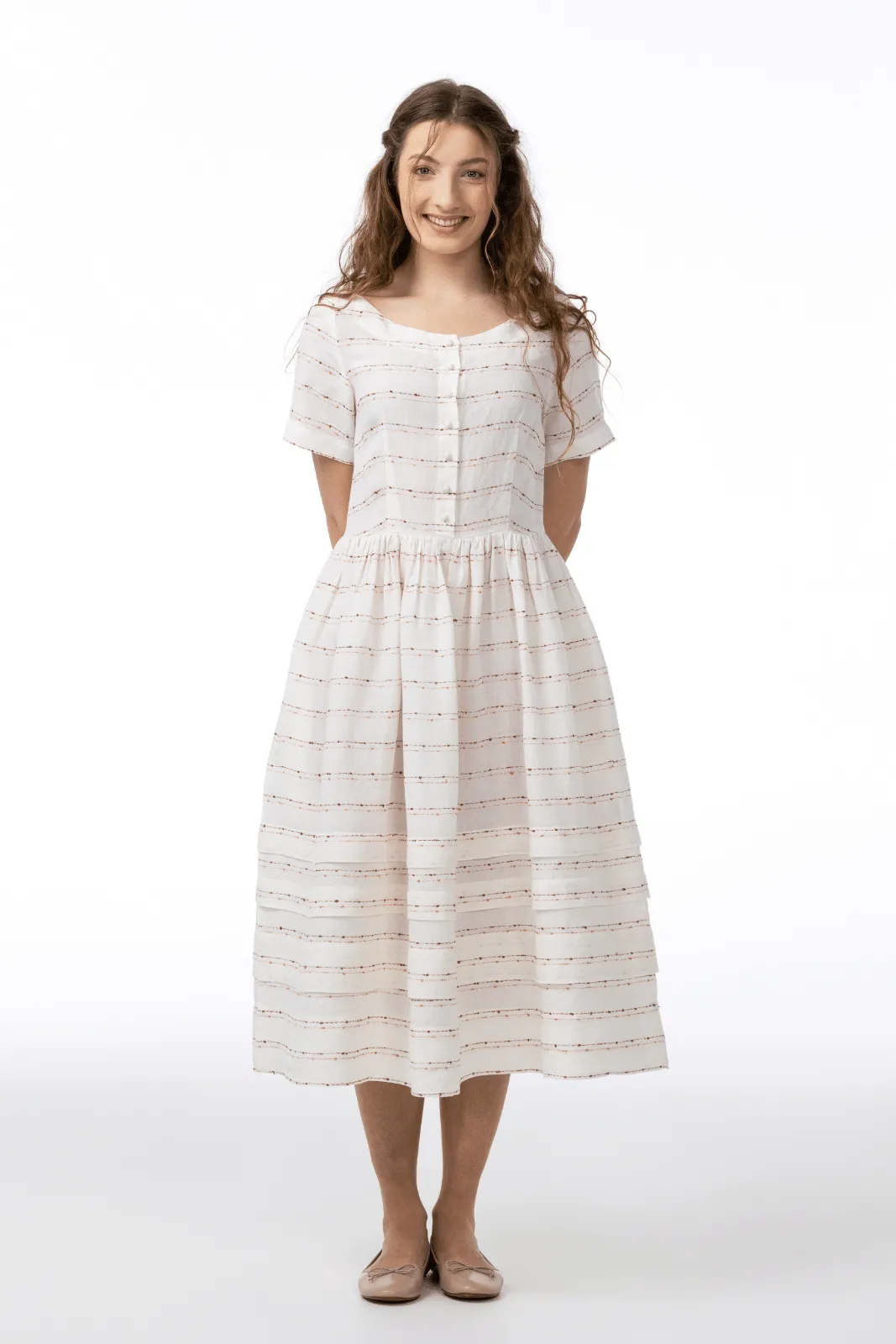 Eyre Dress, Short Sleeve sold by Son de Flor product image thumbnail 2