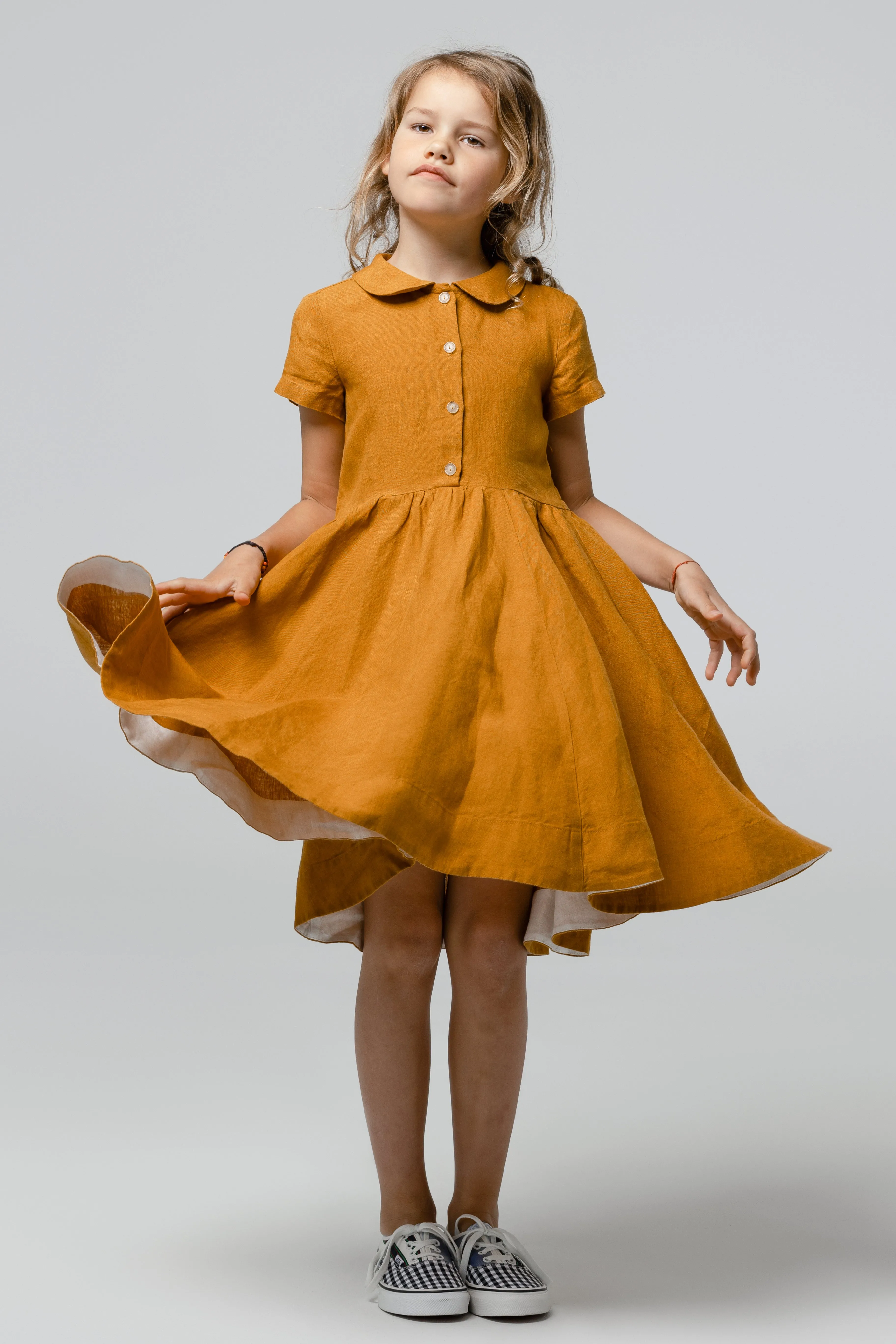 Mini Me Classic Dress, Short Sleeve sold by Son de Flor product image thumbnail 4