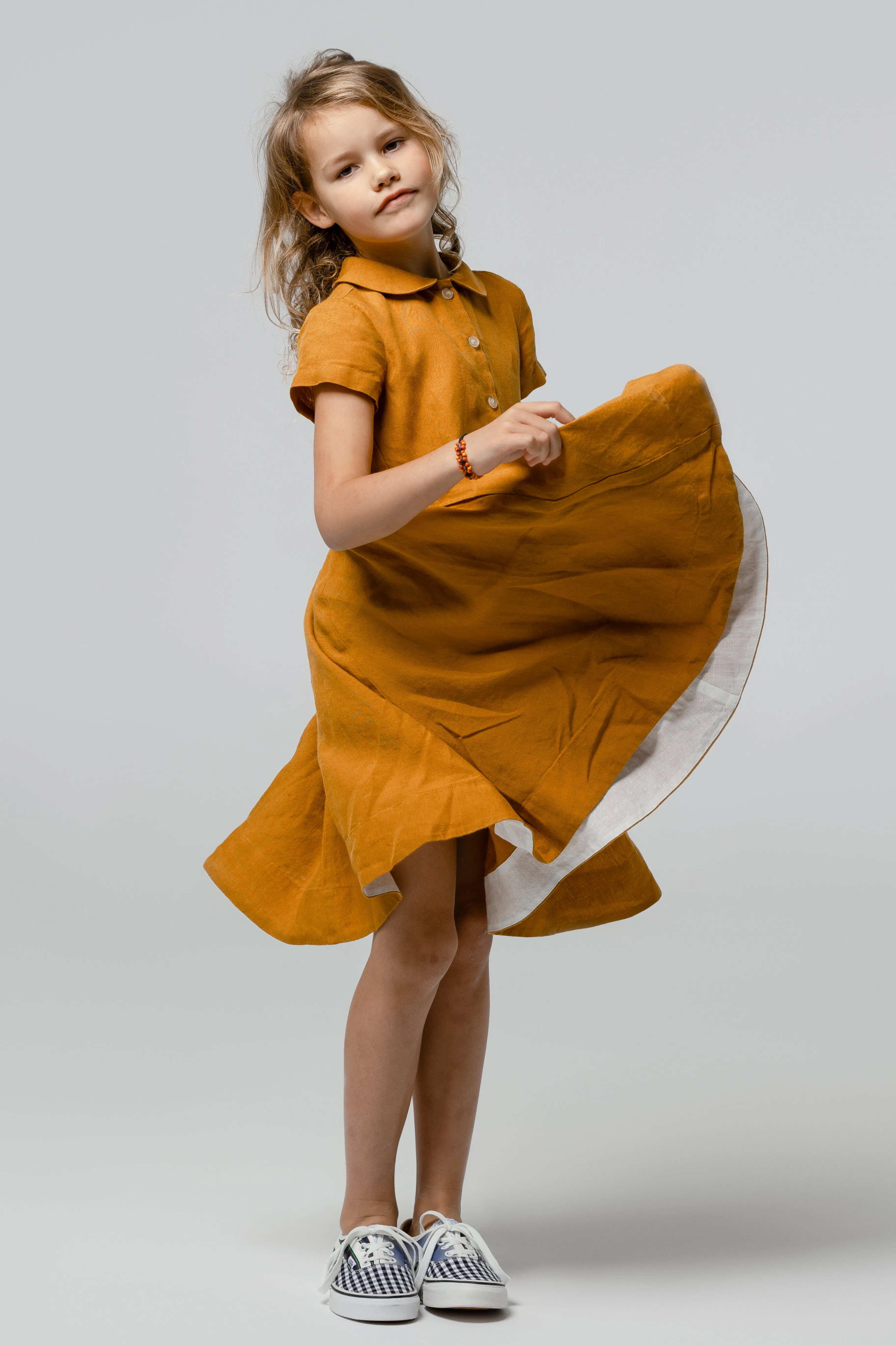 Mini Me Classic Dress, Short Sleeve sold by Son de Flor product image thumbnail 5