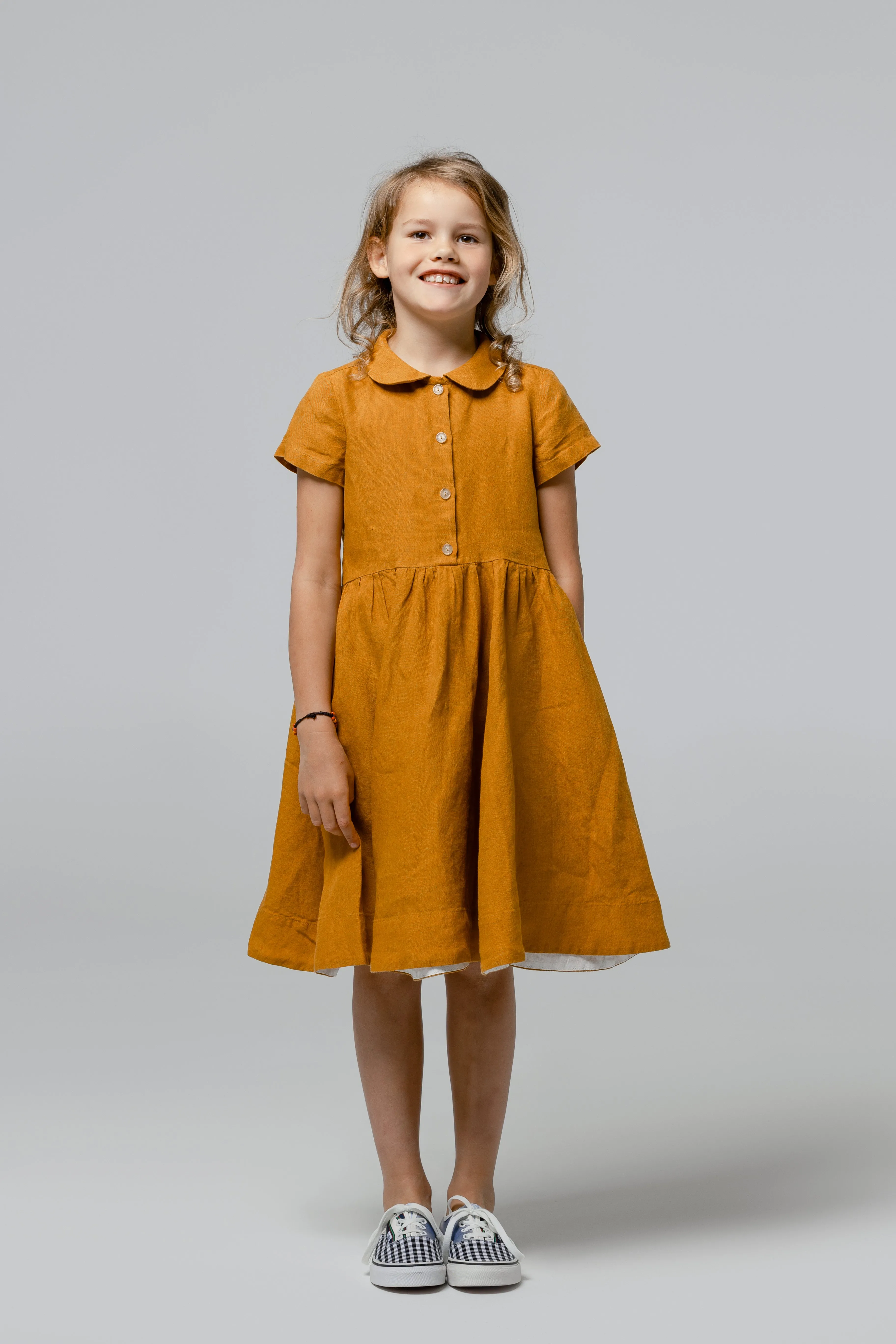Mini Me Classic Dress, Short Sleeve sold by Son de Flor