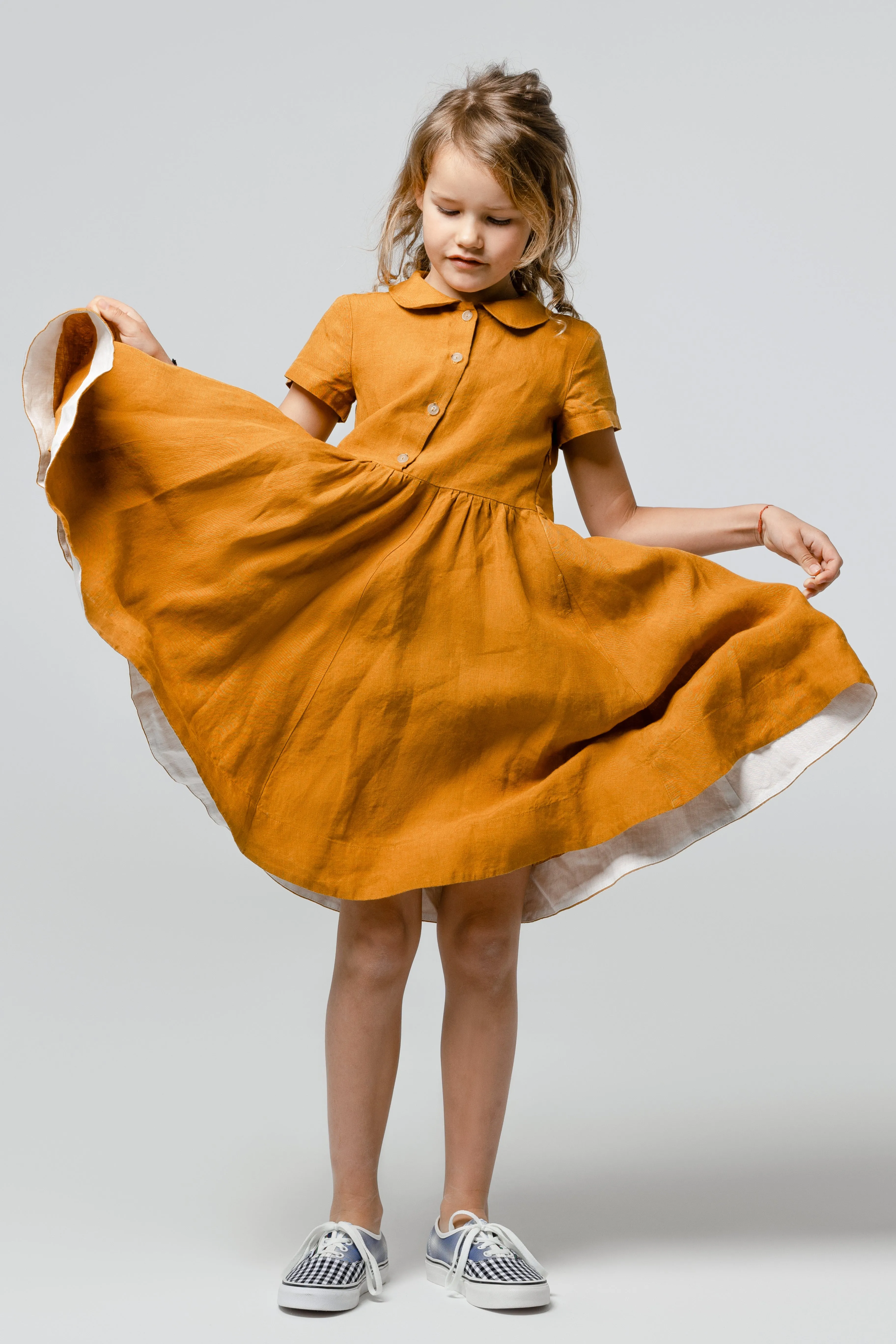 Mini Me Classic Dress, Short Sleeve sold by Son de Flor product image thumbnail 2