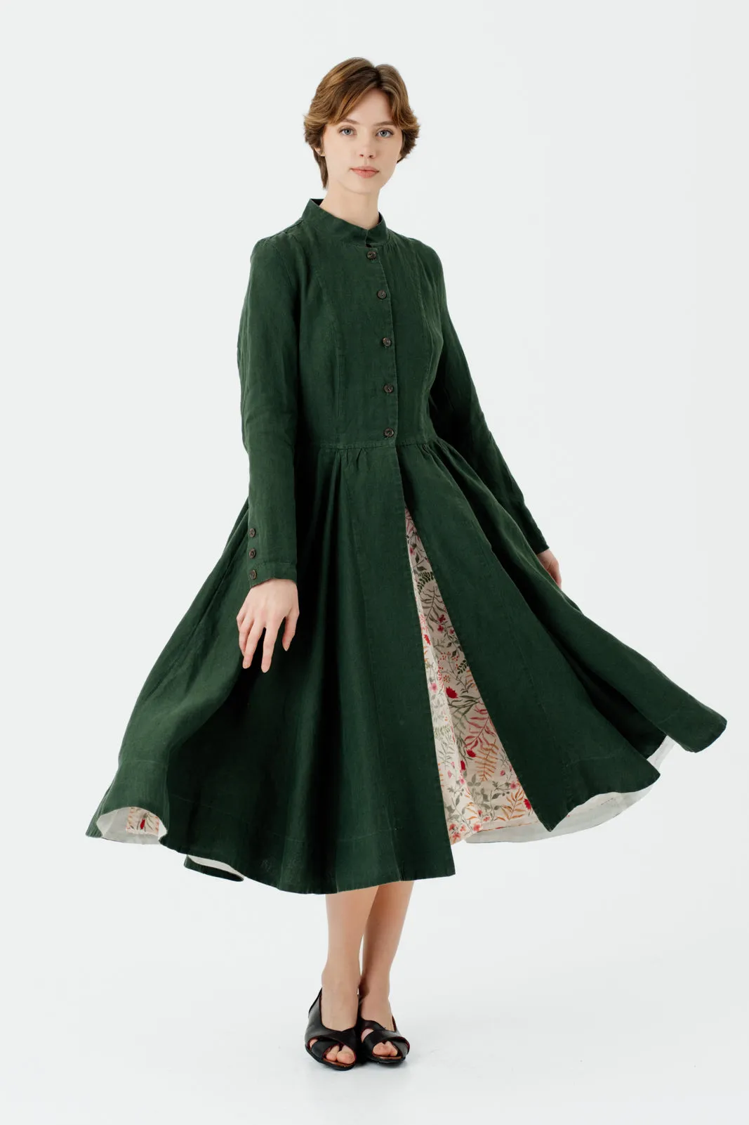 Victorian Coat, Evergreen sold by Son de Flor product image thumbnail 5