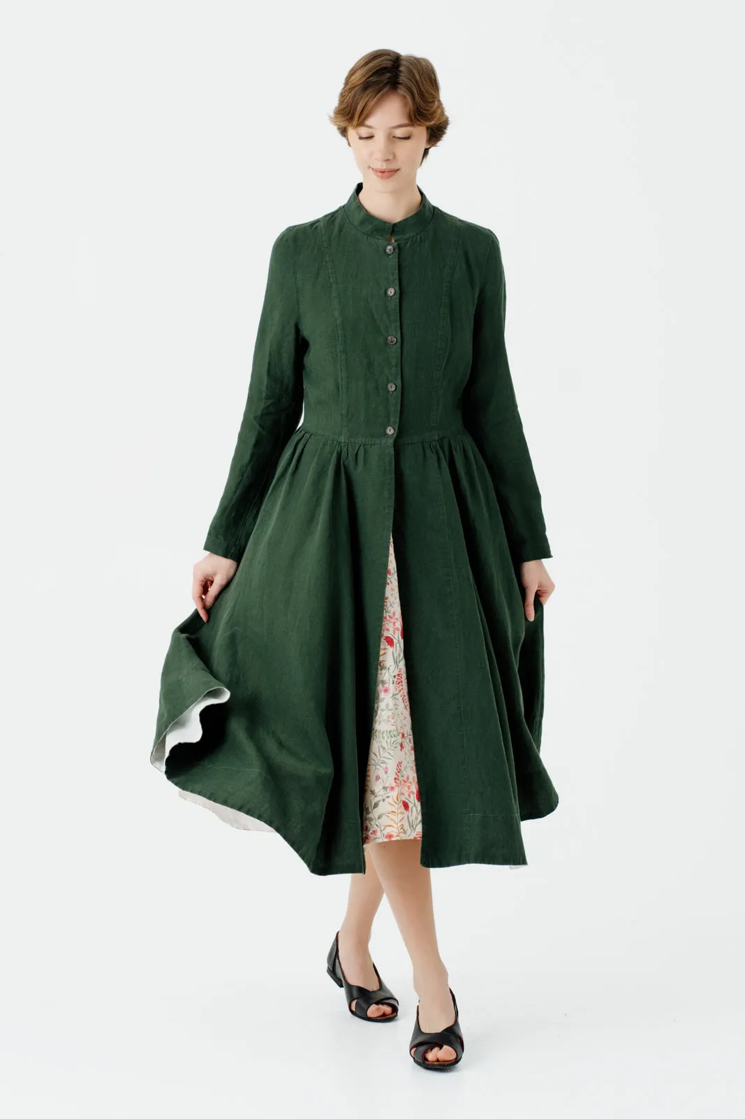 Victorian Coat, Evergreen sold by Son de Flor product image thumbnail 3
