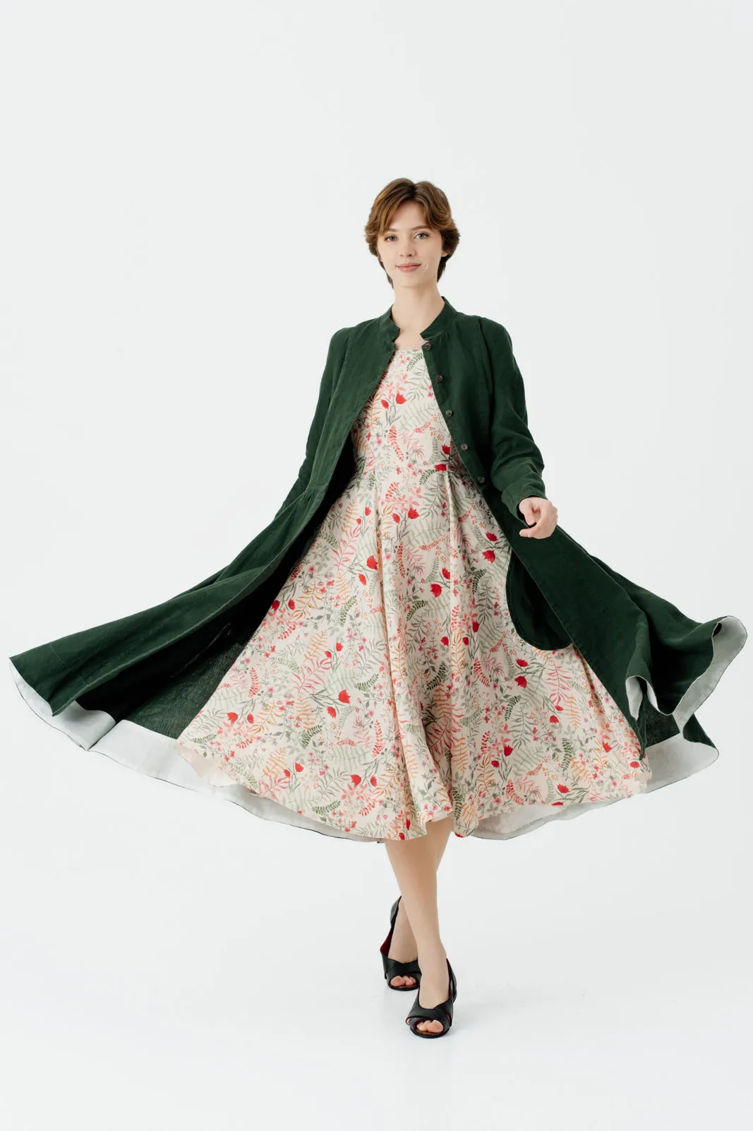 Victorian Coat, Evergreen sold by Son de Flor product image thumbnail 4