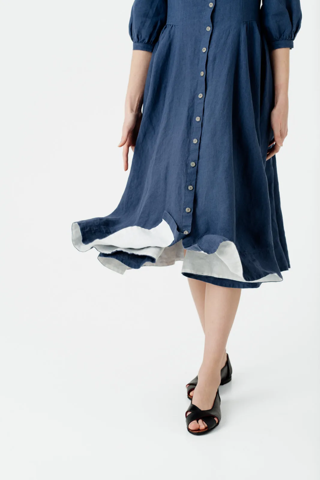 Ophelia Dress, 3/4 Sleeve sold by Son de Flor product image thumbnail 5