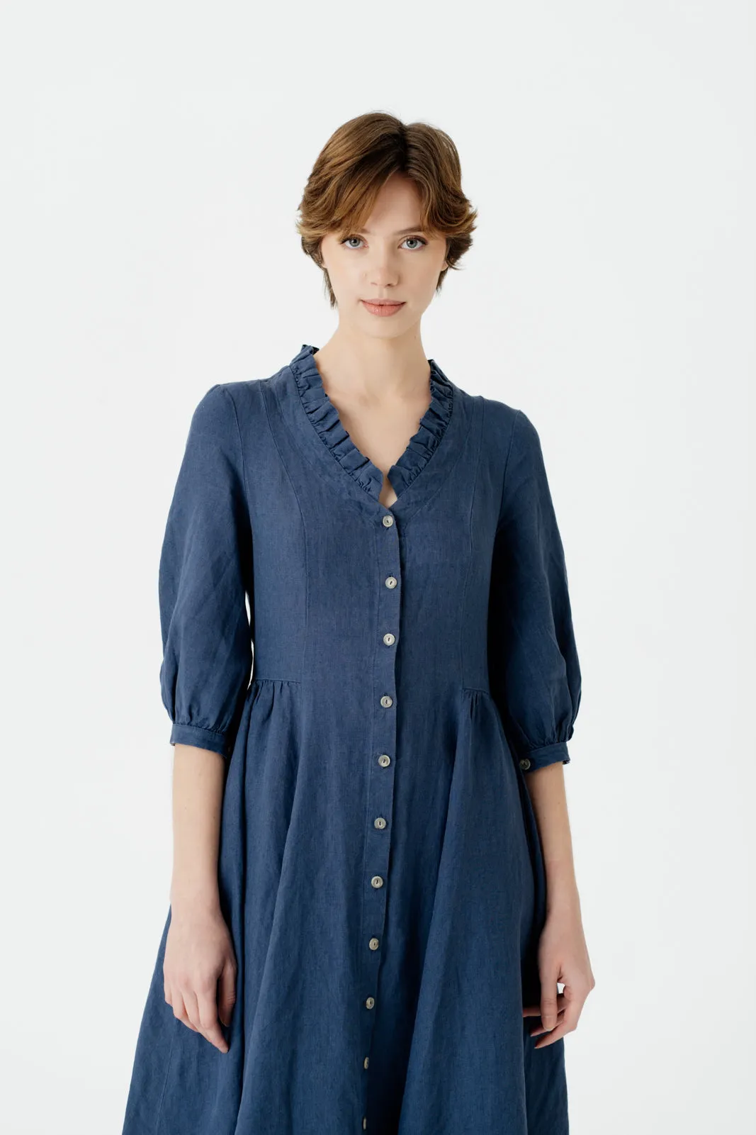 Ophelia Dress, 3/4 Sleeve sold by Son de Flor product image thumbnail 2