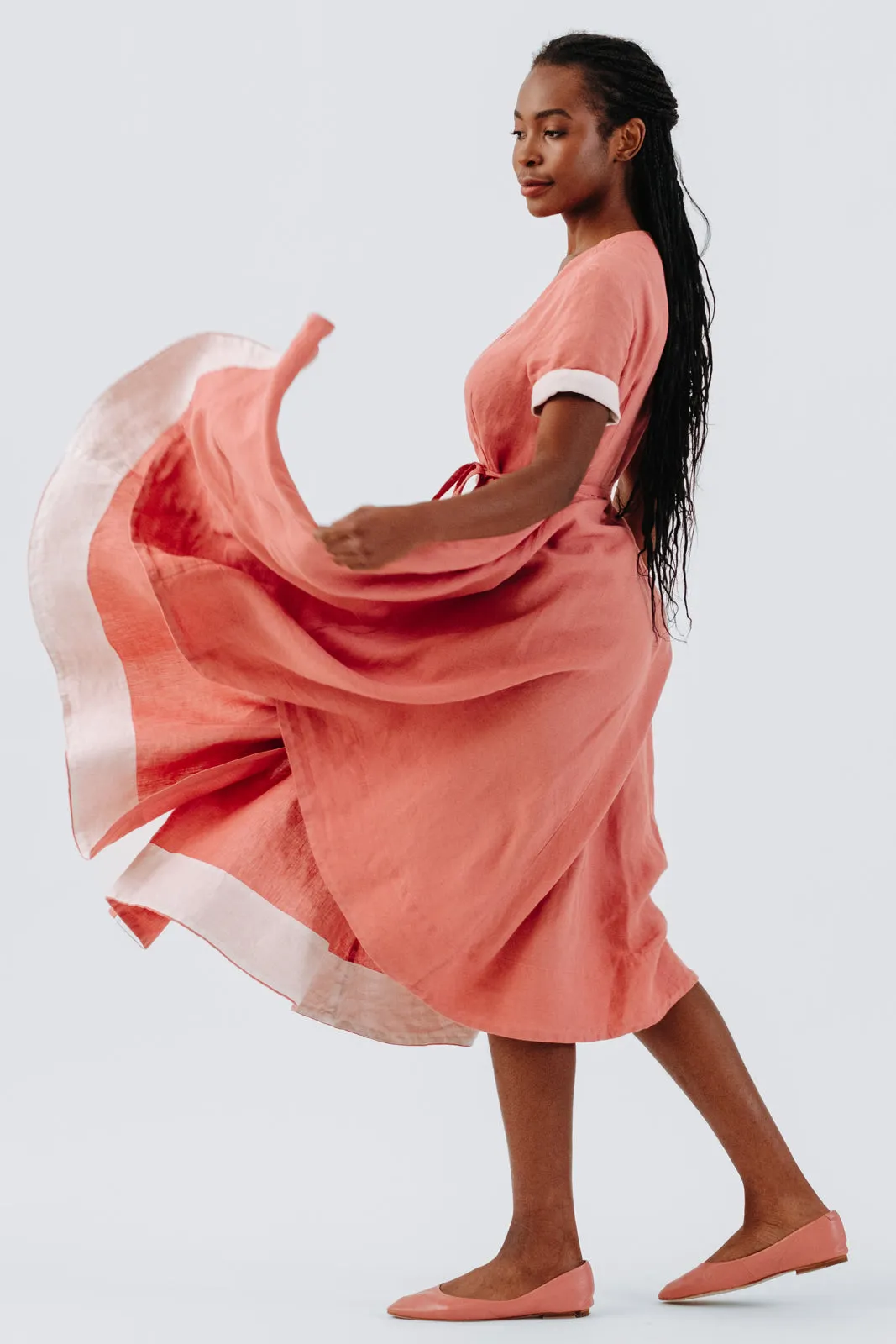 Wrap Dress, Short Sleeve sold by Son de Flor product image thumbnail 2