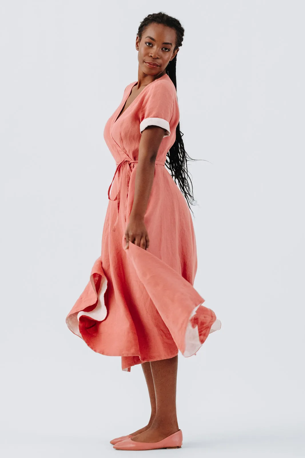 Wrap Dress, Short Sleeve sold by Son de Flor product image thumbnail 4