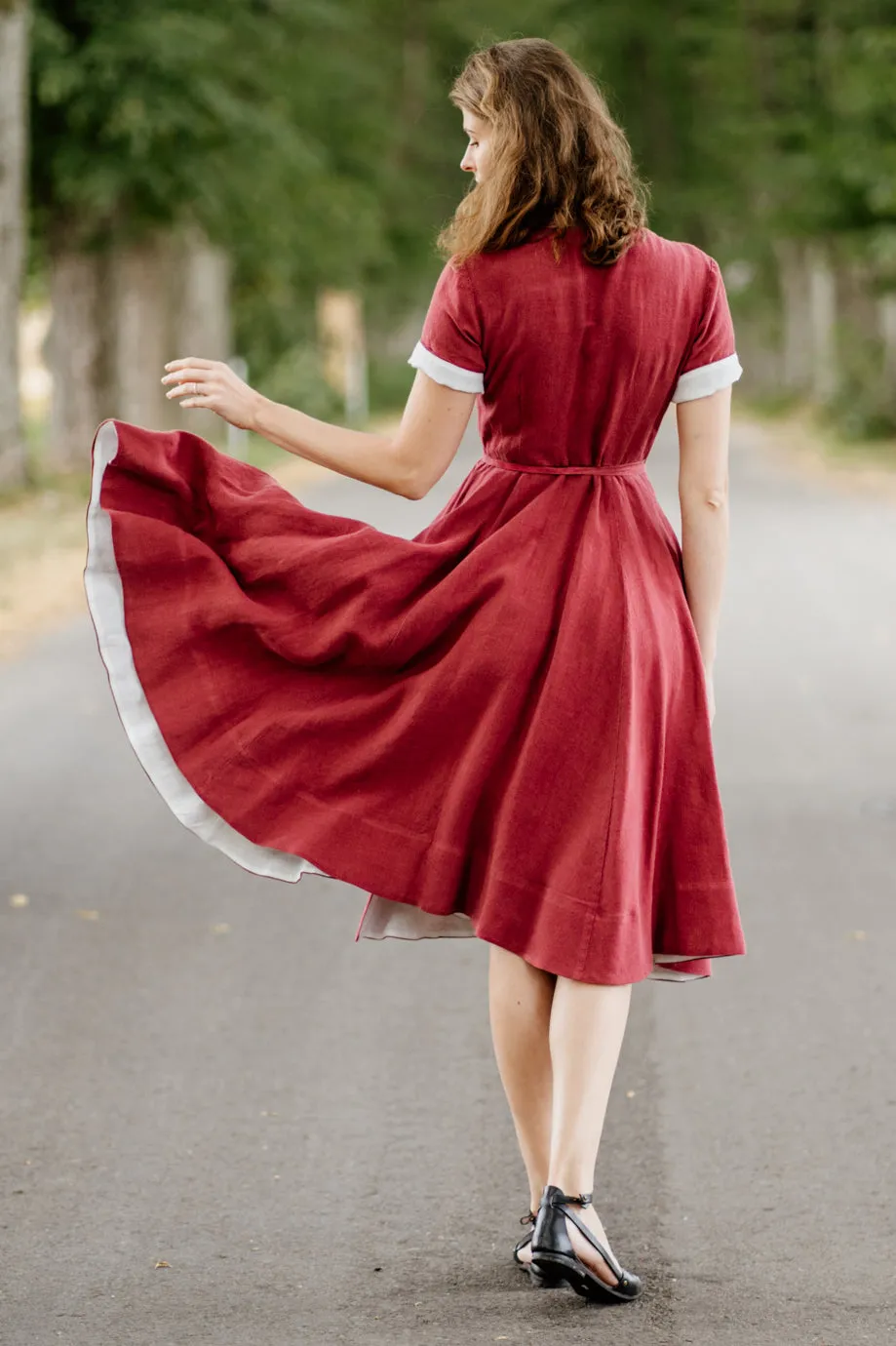 Wrap Dress, Short Sleeve sold by Son de Flor product image thumbnail 4