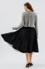 Crop Sweater, Wool, Light Grey sold by Son de Flor
