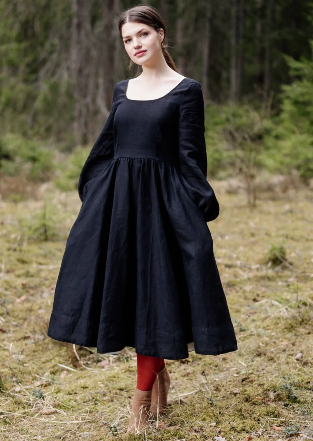 Carmen Dress, Long Sleeve sold by Son de Flor