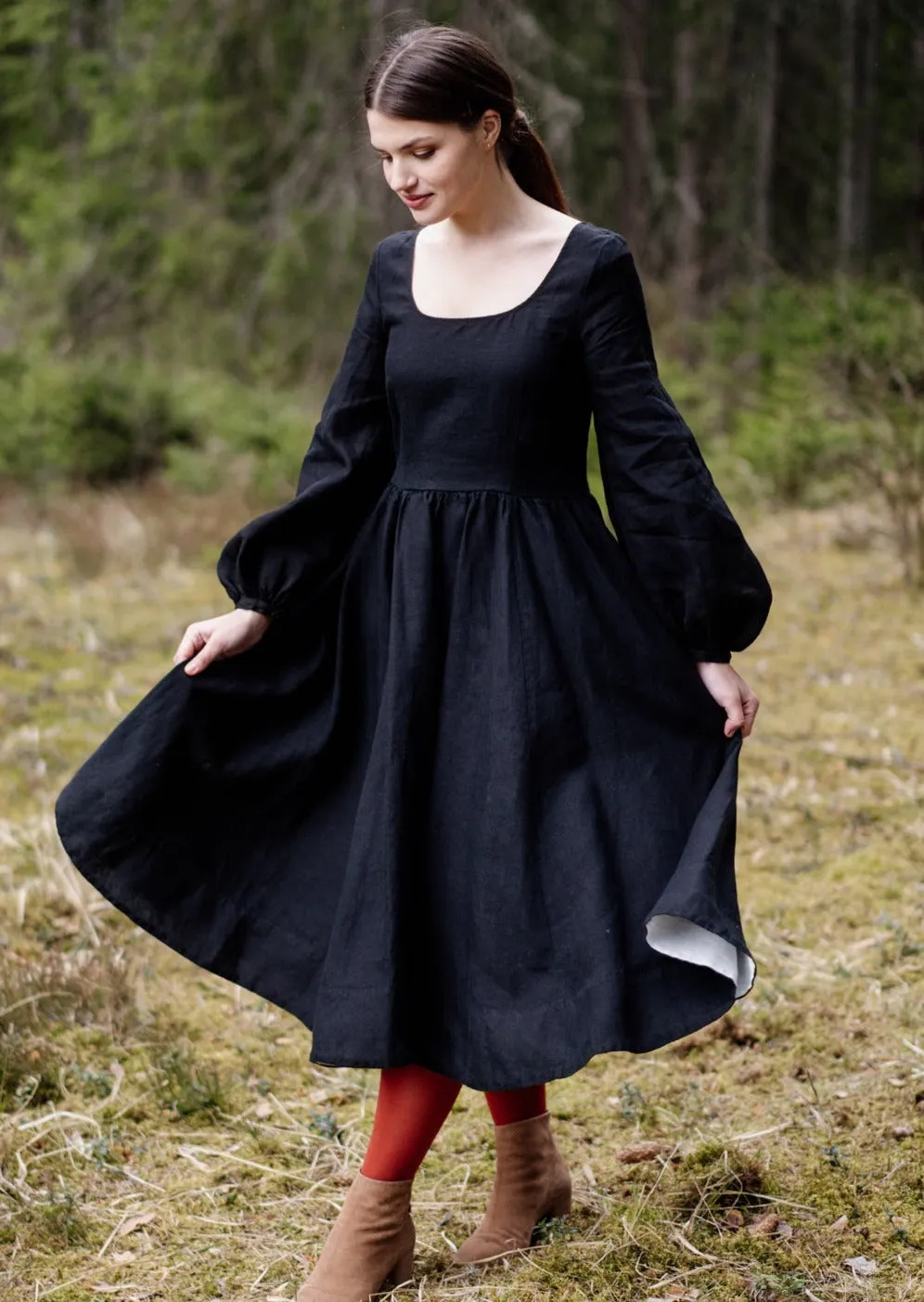 Carmen Dress, Long Sleeve sold by Son de Flor product image thumbnail 2