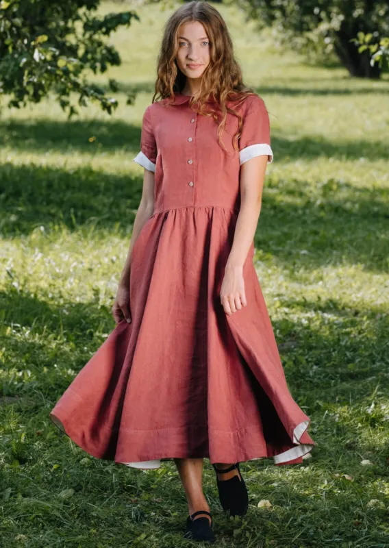 Classic Dress, Short Sleeve sold by Son de Flor