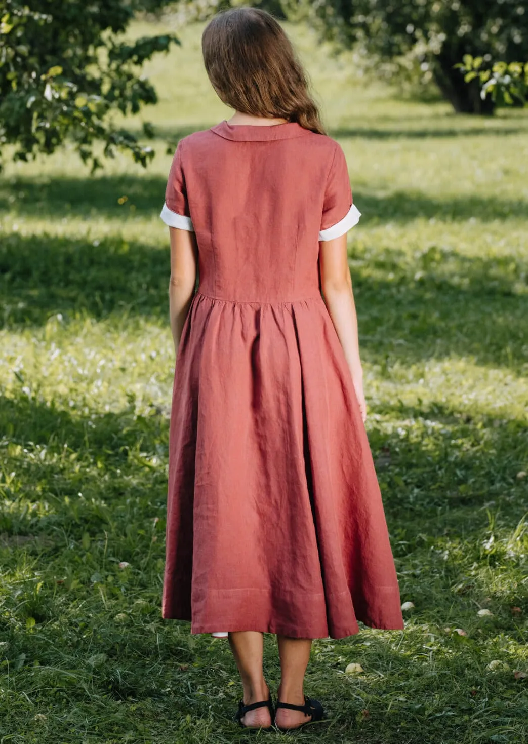 Classic Dress, Short Sleeve sold by Son de Flor product image thumbnail 3