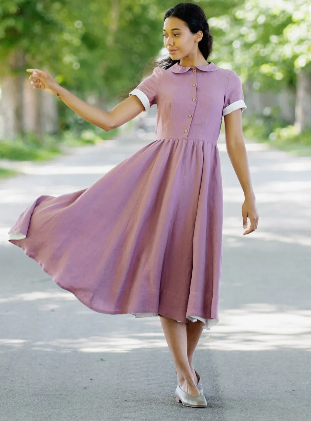 Classic Dress, Short Sleeve sold by Son de Flor product image thumbnail 2