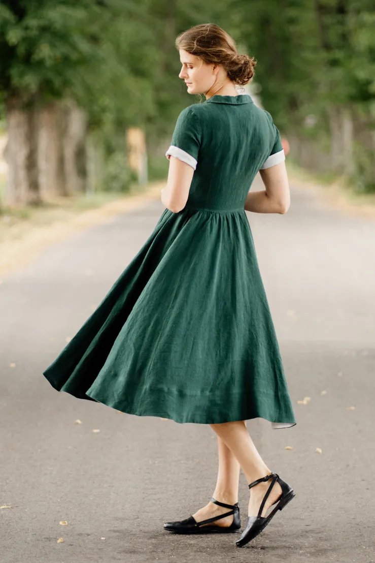 Classic Dress, Short Sleeve sold by Son de Flor product image thumbnail 4