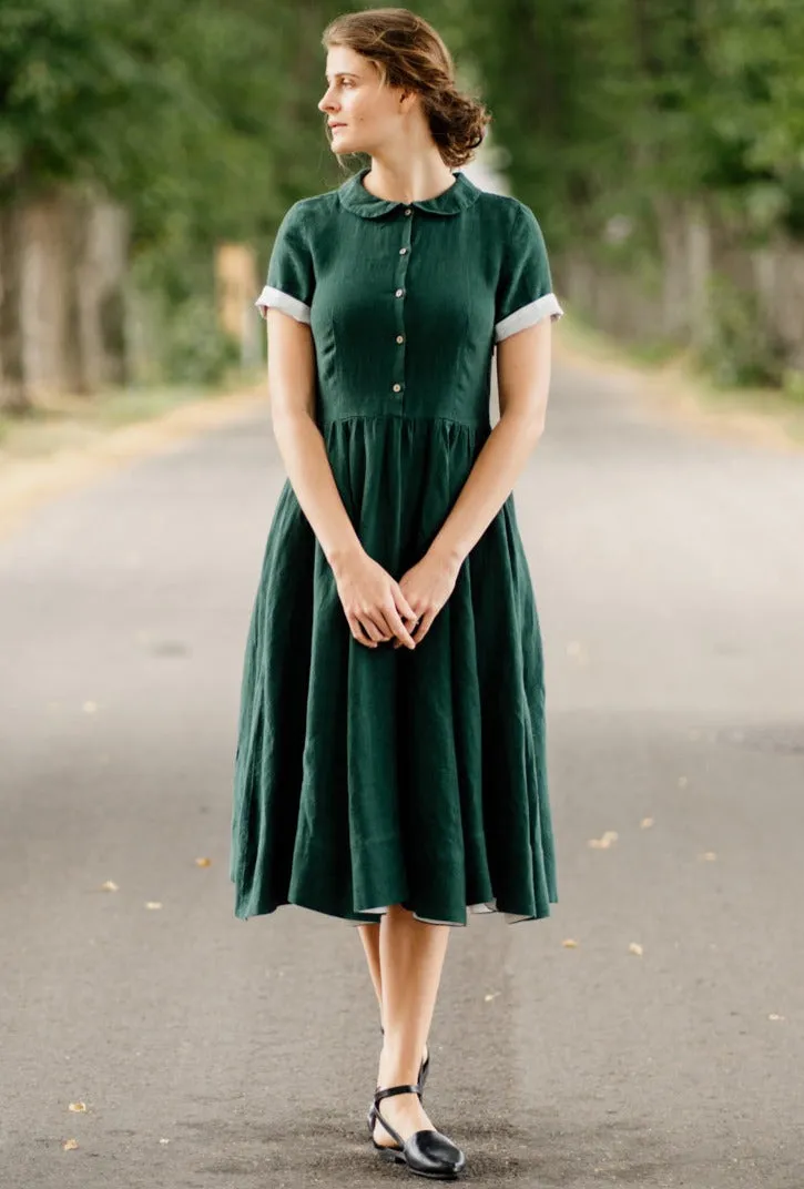 Classic Dress, Short Sleeve sold by Son de Flor