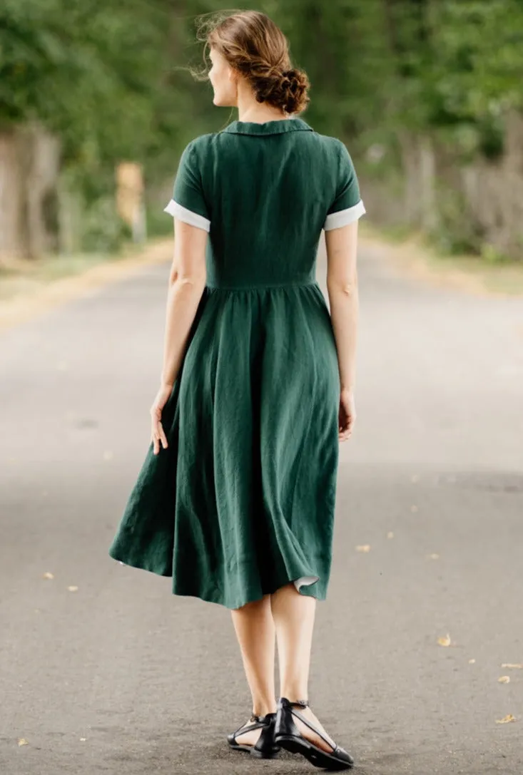Classic Dress, Short Sleeve sold by Son de Flor product image thumbnail 5
