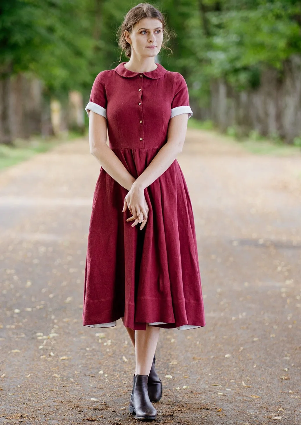 Classic Dress, Short Sleeve sold by Son de Flor product image thumbnail 3