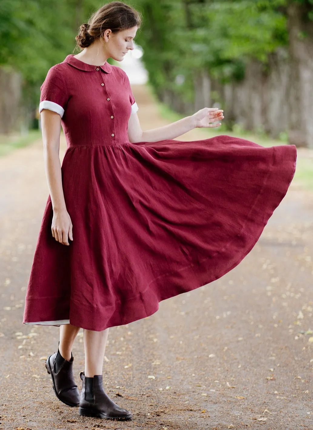 Classic Dress, Short Sleeve sold by Son de Flor