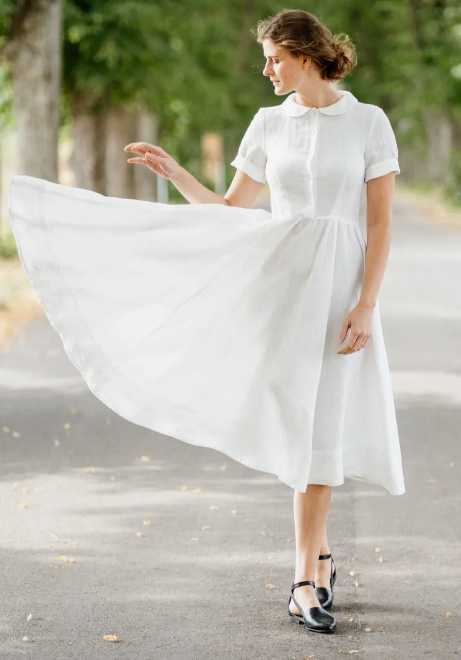 Classic Dress, Short Sleeve sold by Son de Flor