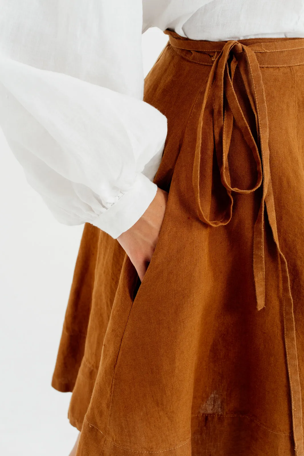 Mini Wrap Skirt sold by Son de Flor product image thumbnail 4