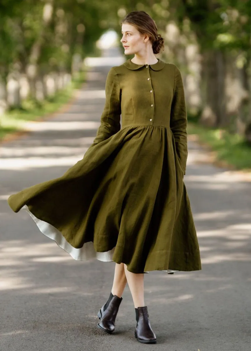 Classic Dress, Long Sleeve sold by Son de Flor