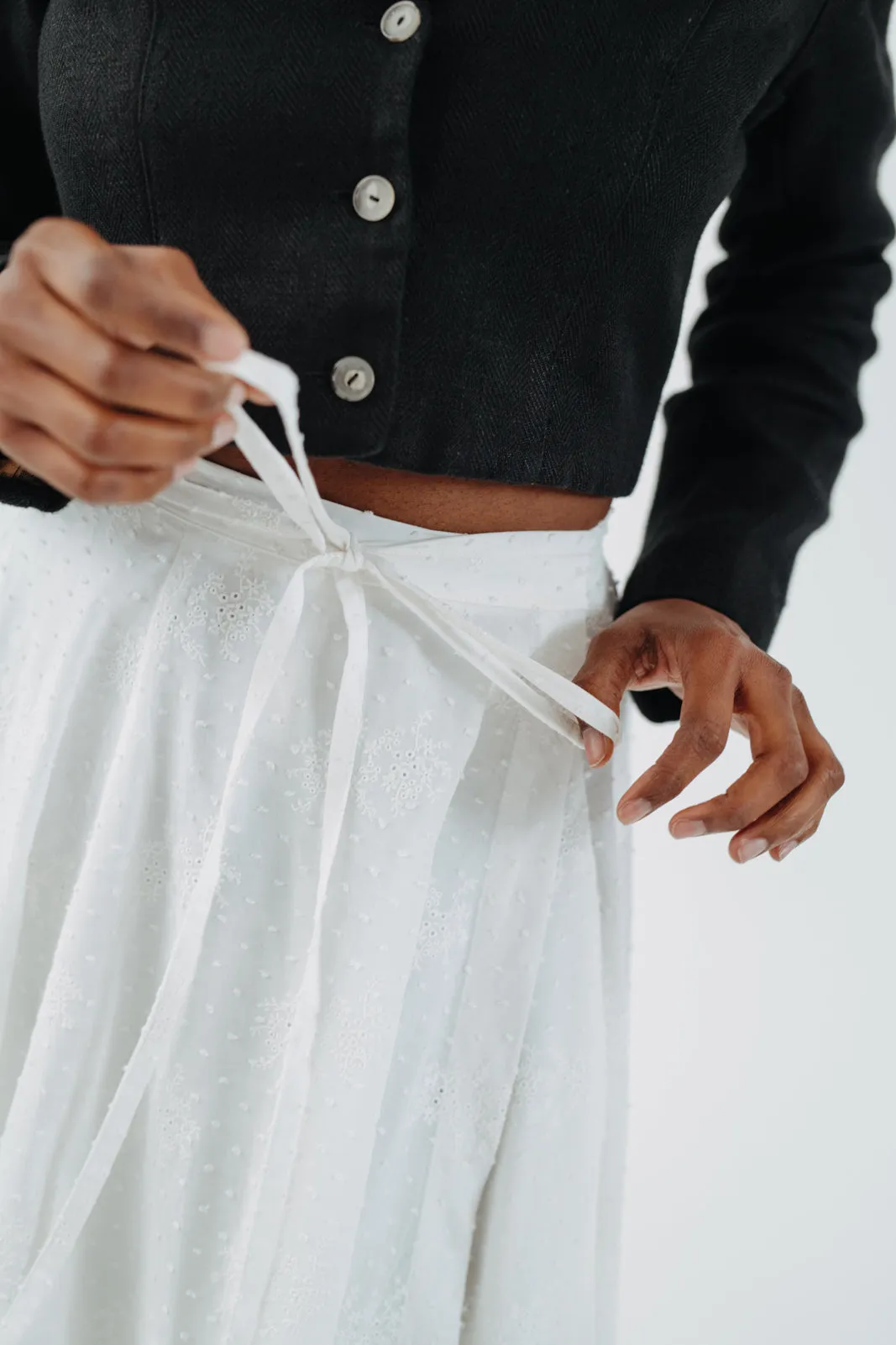 Petticoat Skirt, Wrap, Embroidery sold by Son de Flor product image thumbnail 2