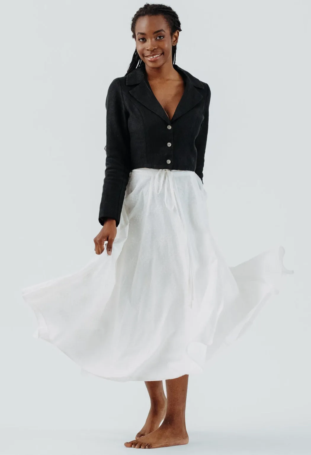 Petticoat Skirt, Wrap, Embroidery sold by Son de Flor product image thumbnail 3