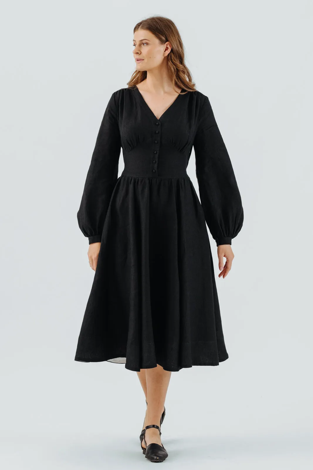 Diane Dress, Long Sleeve sold by Son de Flor product image thumbnail 4