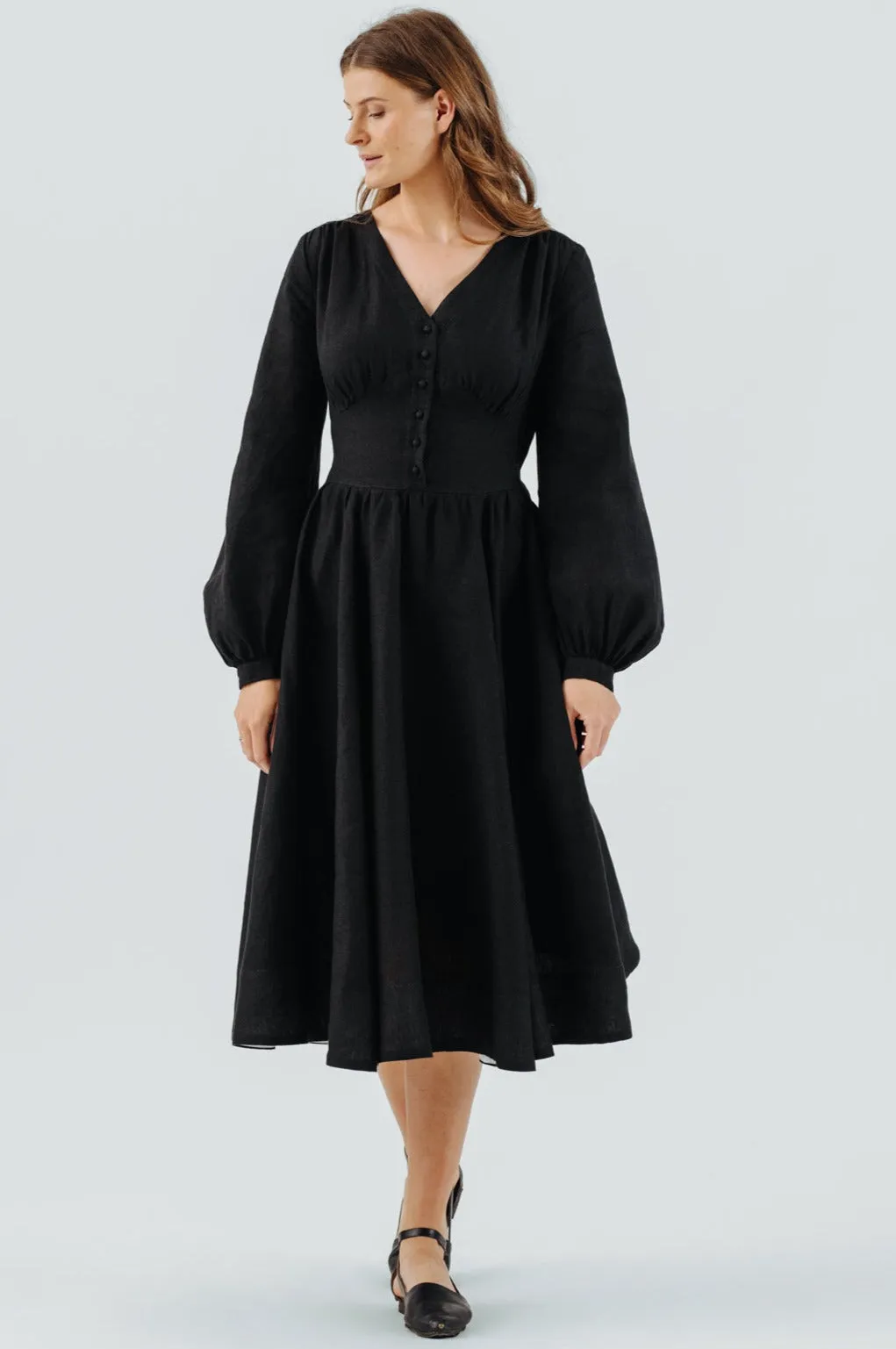 Diane Dress, Long Sleeve sold by Son de Flor product image thumbnail 3