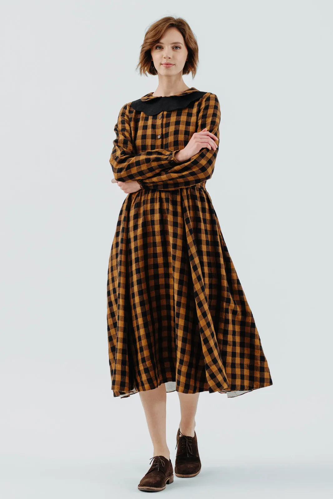 Magnolia Collar, Linen sold by Son de Flor product image thumbnail 5