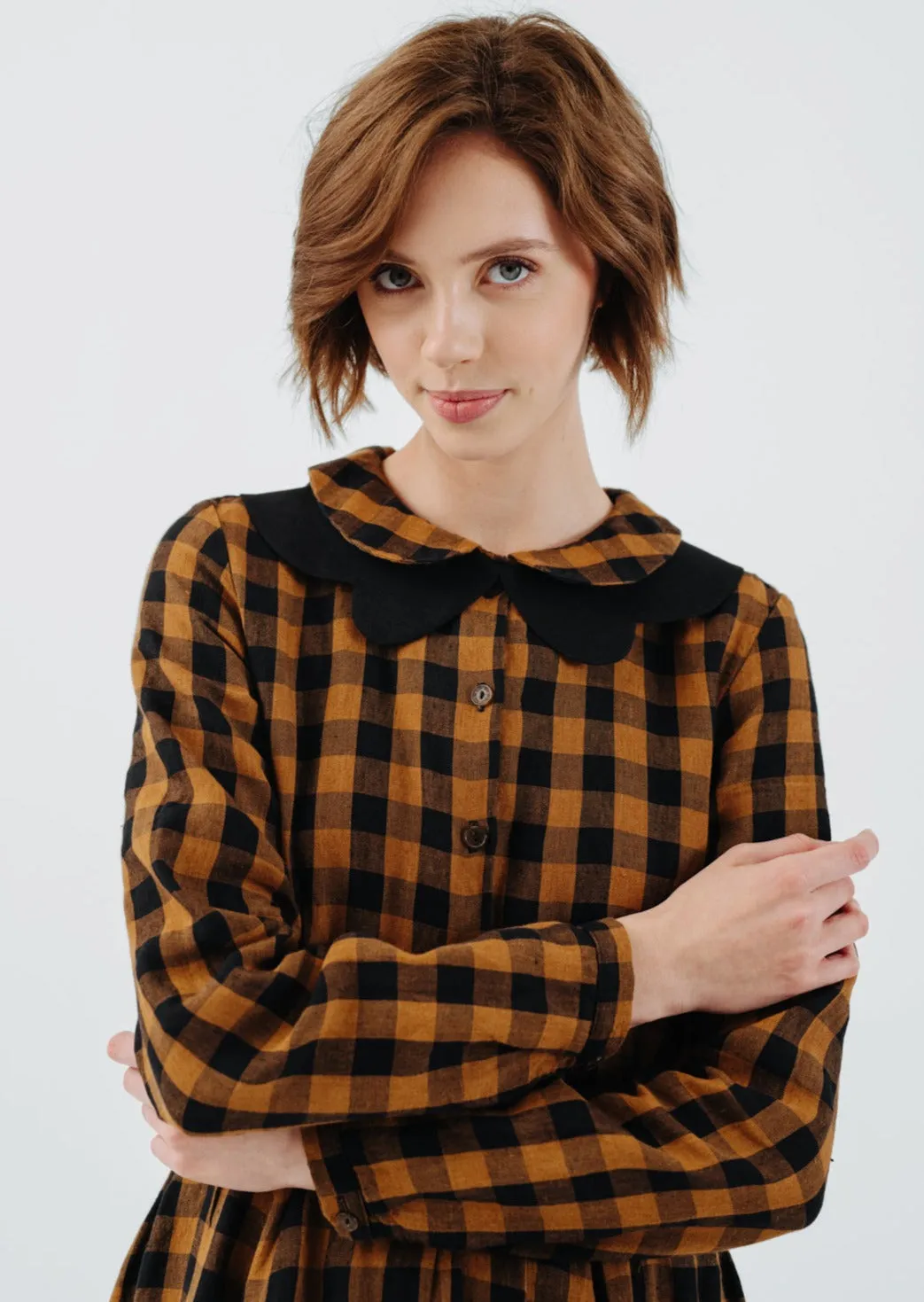 Butterfly Collar, Linen sold by Son de Flor product image thumbnail 2