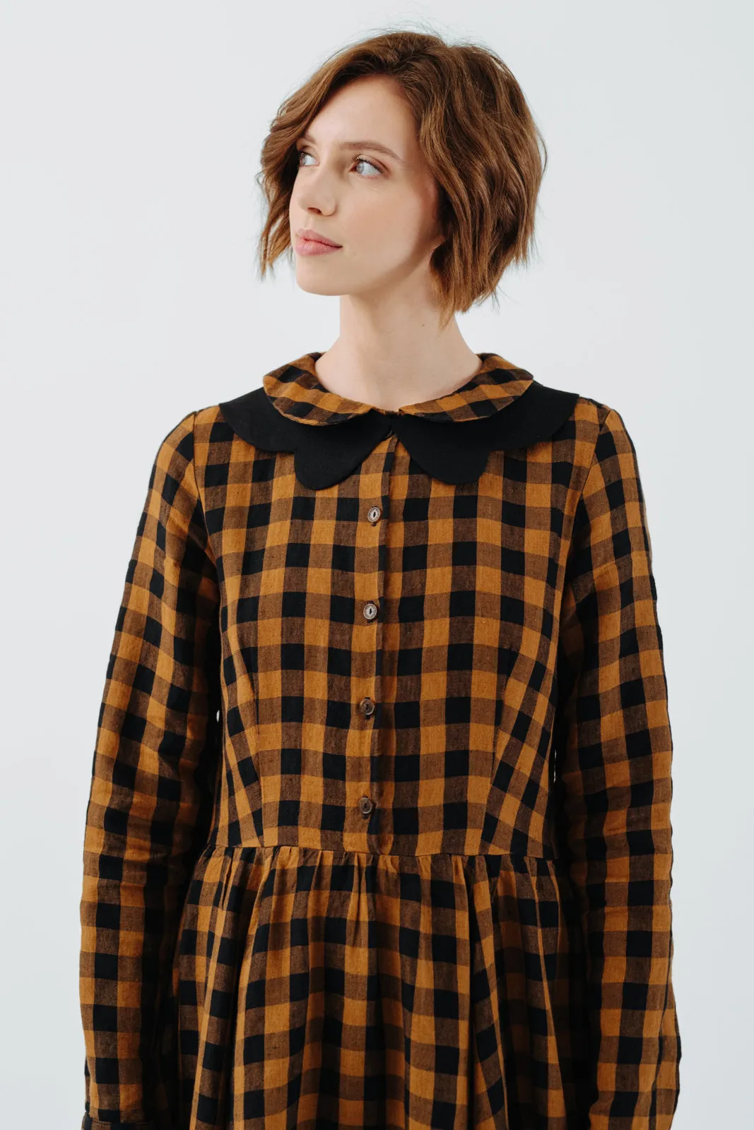 Butterfly Collar, Linen sold by Son de Flor product image thumbnail 3