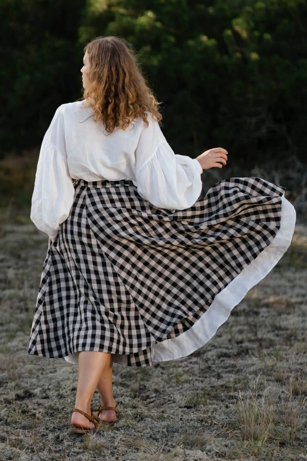 Clementine – Linen Shirt with Bow-Tie Collar sold by Son de Flor product image thumbnail 5