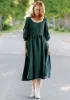 Carmen Dress, 3/4 Sleeve sold by Son de Flor