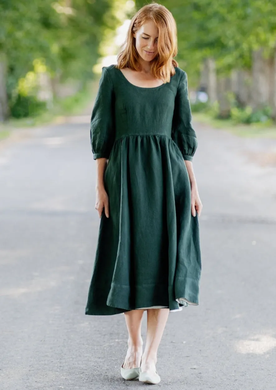 Carmen Dress, 3/4 Sleeve sold by Son de Flor product image thumbnail 4