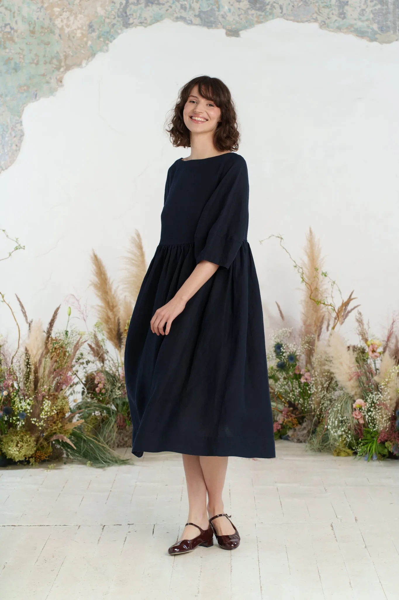 Gaia – Linen Smock Dress sold by Son de Flor product image thumbnail 4
