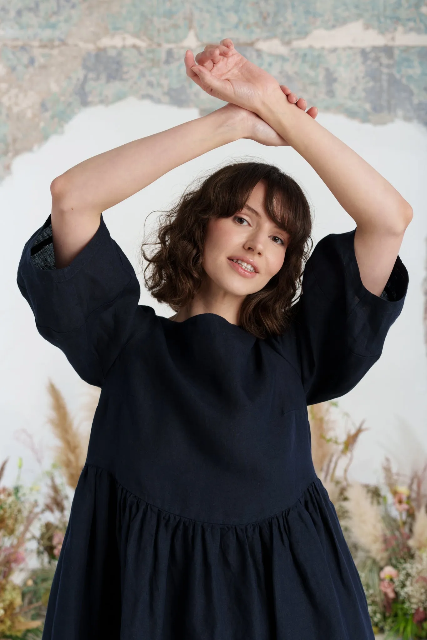 Gaia – Linen Smock Dress sold by Son de Flor product image thumbnail 2