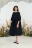 Smock Gaia Dress, 3/4 Sleeve sold by Son de Flor
