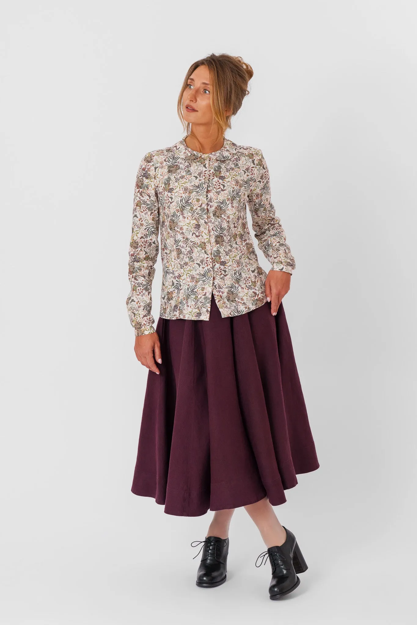 Classic Shirt, Long Sleeve, Autumn Meadow sold by Son de Flor product image thumbnail 3