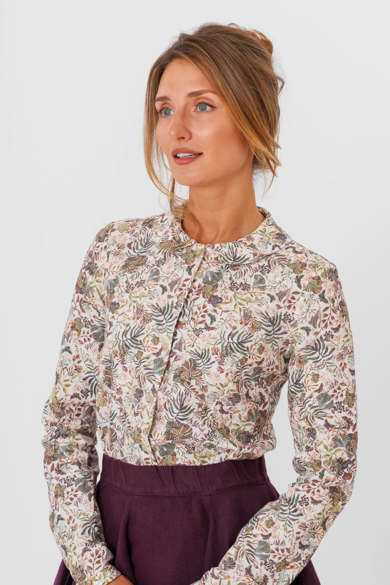Classic Shirt, Long Sleeve, Autumn Meadow sold by Son de Flor