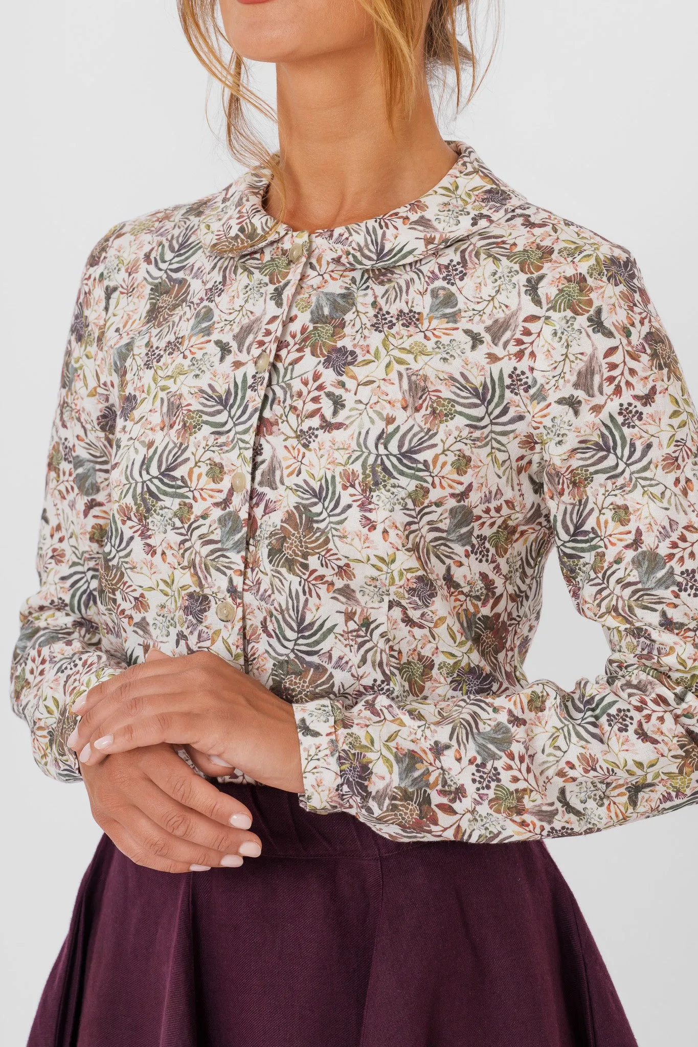 Classic Shirt, Long Sleeve, Autumn Meadow sold by Son de Flor product image thumbnail 5