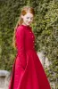 Classic Dress, Long Sleeve, Red Poppy sold by Son de Flor