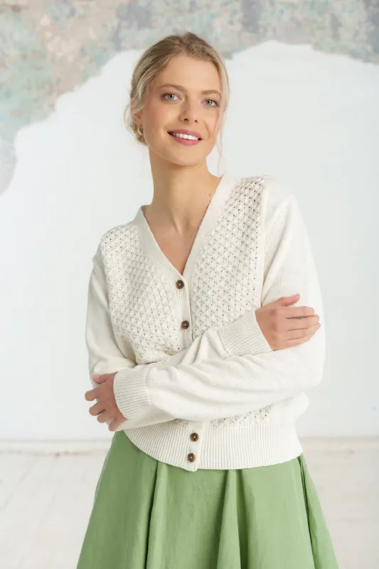 Elaine Cardigan, Long Sleeve sold by Son de Flor