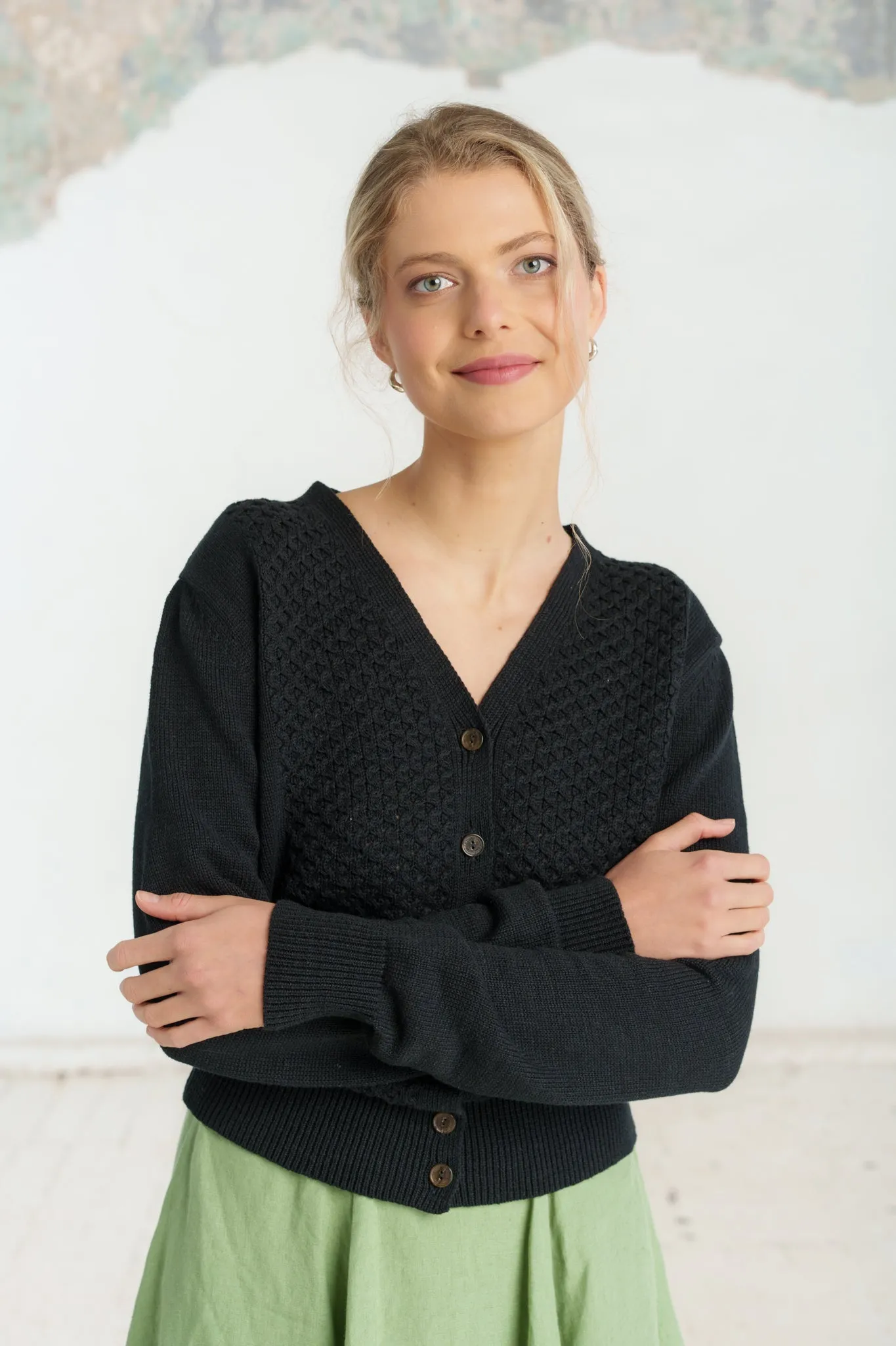 Elaine Cardigan, Long Sleeve sold by Son de Flor