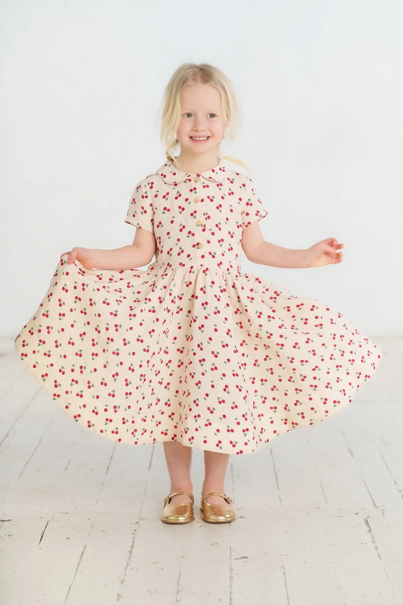 Mini Me Classic Dress, Short Sleeve sold by Son de Flor product image thumbnail 2